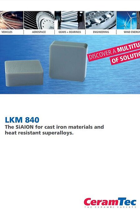 Titelbild der SPK Sialon Broschüre