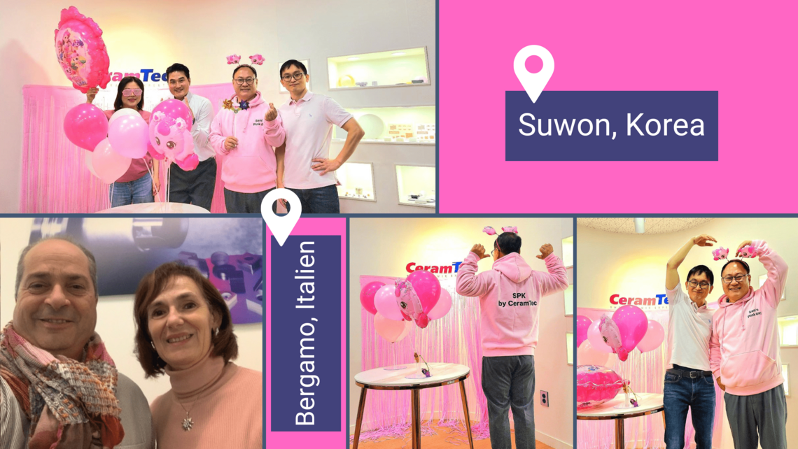 Pink Ribbon Aktionstag 2024 bei CeramTec in Suwon, Korea