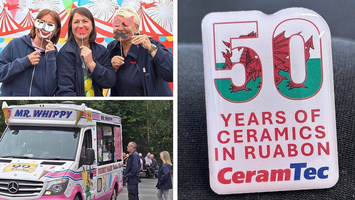 Impressions from the 50th anniversary celebration of CeramTec in Ruabon, Wales