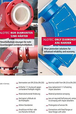 Titelseite der Verschleißschutz R-Bends Broschüre 