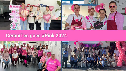 Cover picture for Breast Cancer Prevention Month 2024 at CeramTec