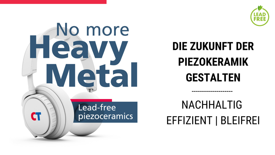 Pressemitteilung zur bleifreien Piezokeramik von CeramTec