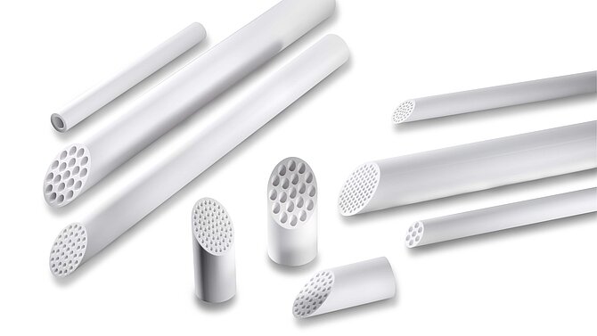Membranes céramiques pour la filtration de liquides
