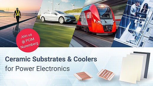 News article for the PCIM stand at CeramTec in Nuremberg in May 2025