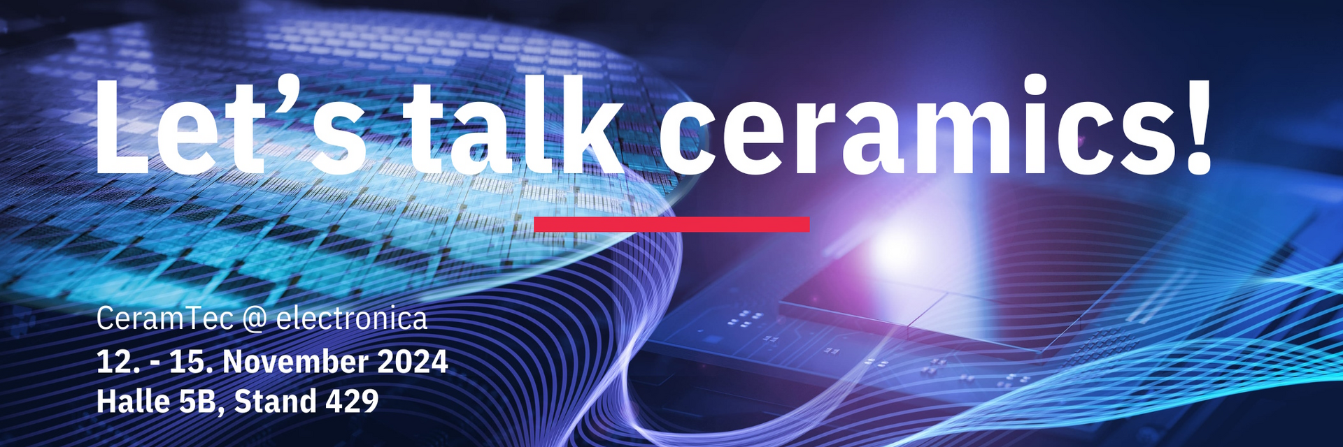 Titelbild der CeramTec bei der electronica 2024