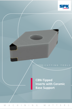 SPK brochure on corner-tipped CBN inserts