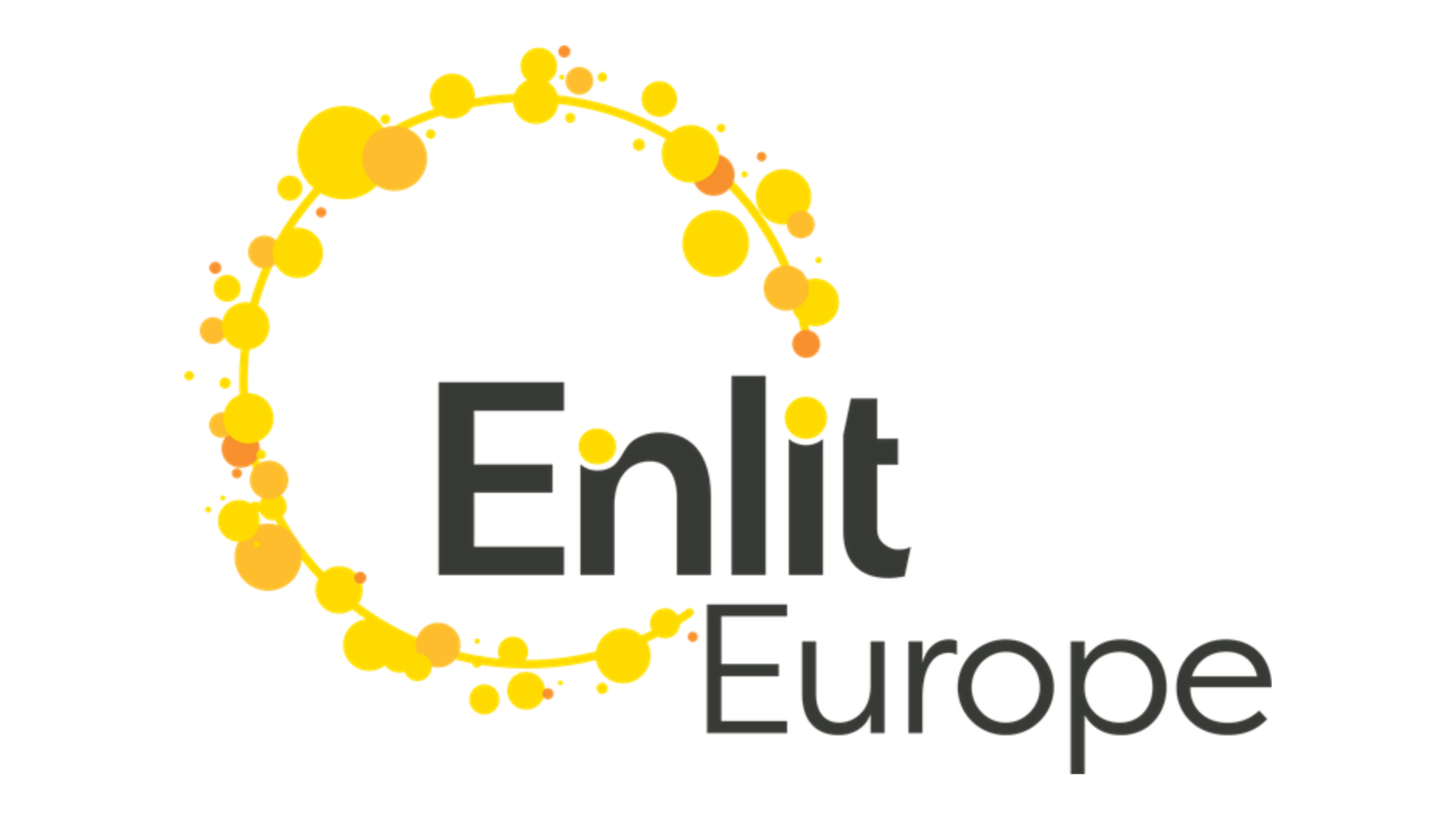 Logo of the ENLIT EUROPE on white background