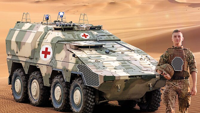 Panneaux pour véhicules de protection