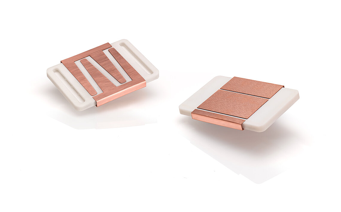 Integrated SiC power module on ceramic heat sink