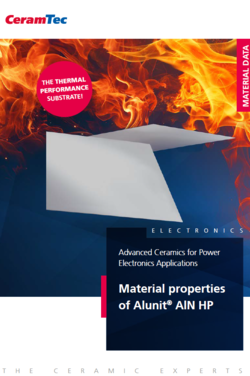 Titelseite der Broschüre Aluminiumnitrid-Substrate