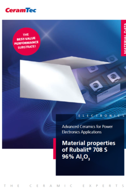 Titelseite der CeramTec-Broschüre für Aluminiumoxid-Substrate