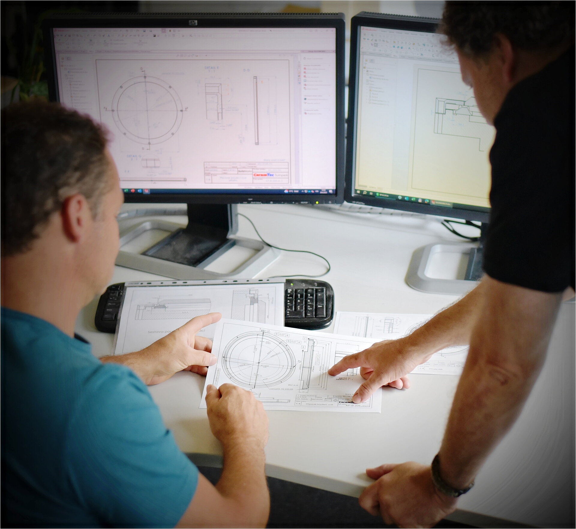 Two designers discuss