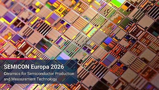 Flyer for CeramTec’s participation in SEMICON Europa 2026
