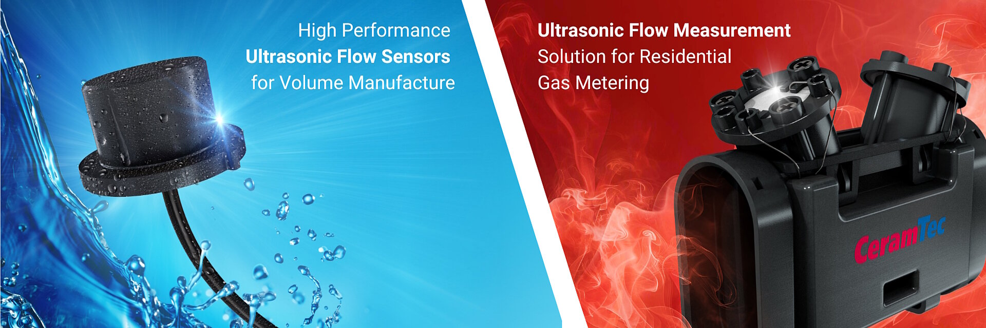 Cover image of the Enlit trade show page with ultrasonic sensors