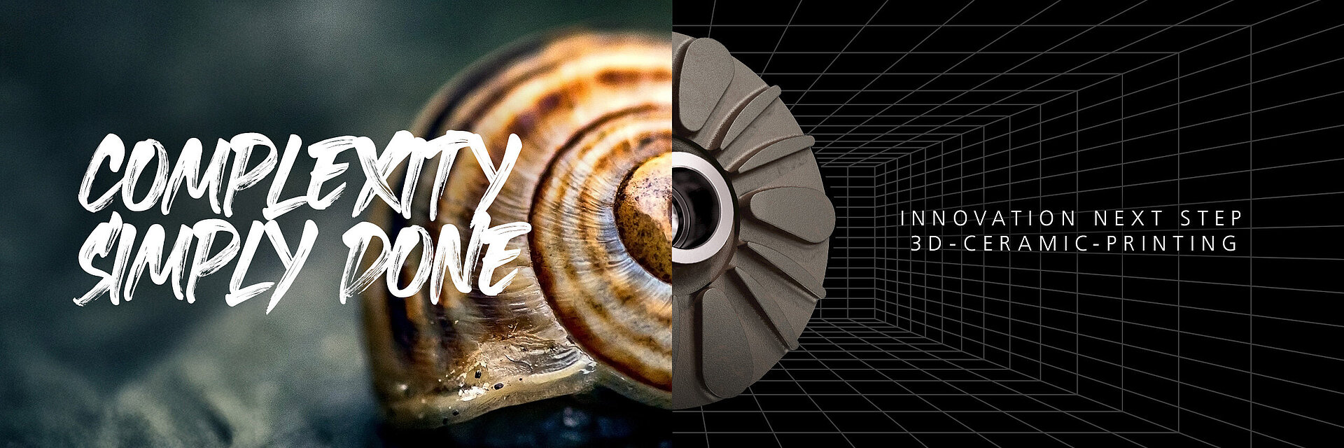 Une vis et un composant en carbure de silicium symbolisent les possibilités offertes par l'impression 3D