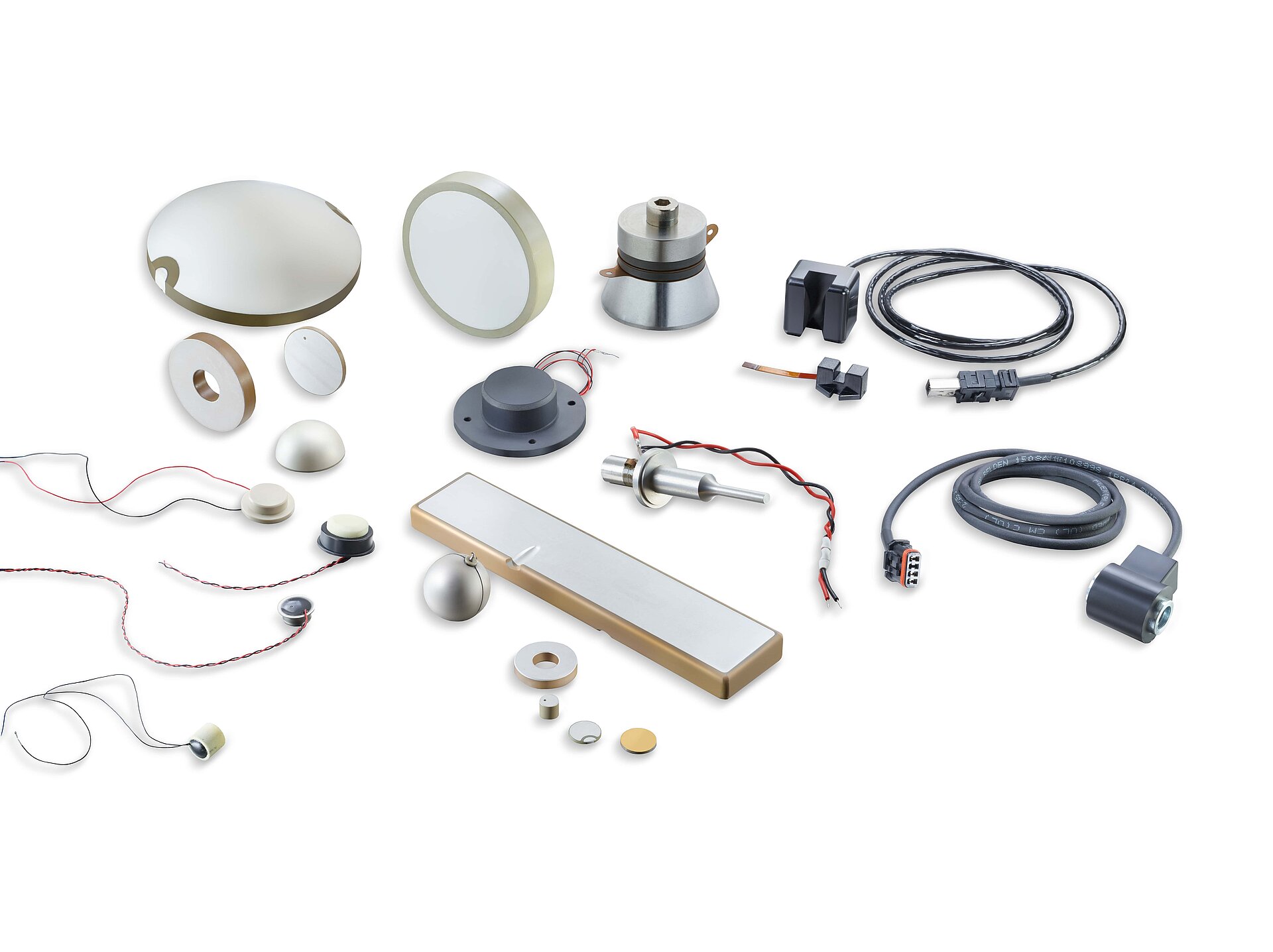 Piezoceramics and ultrasonic sensors and transducers