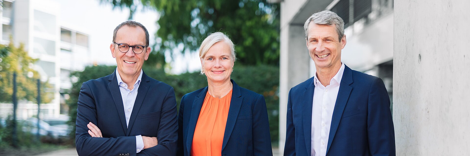 Horst Garbrecht, Eric Oellerer und Dr. Carla Kriwet - Mitglieder der CeramTec Geschäftsführung