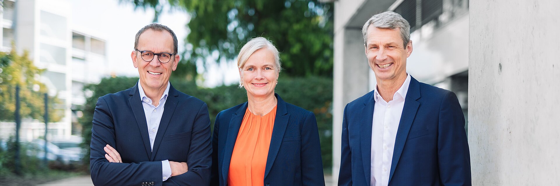 Horst Garbrecht, Eric Oellerer and Dr. Carla Kriwet from the CeramTec Management
