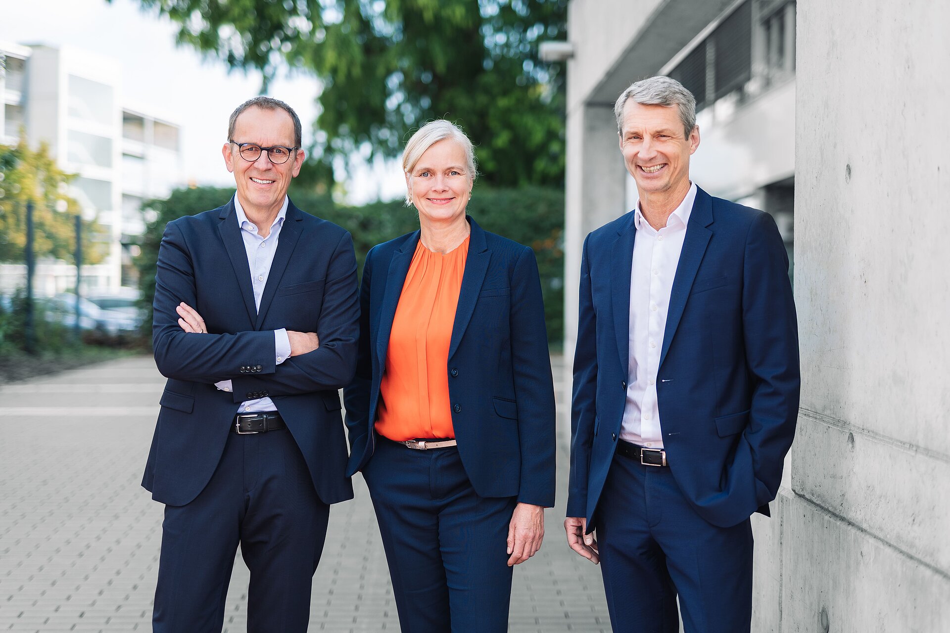 Horst Garbrecht, Eric Oellerer and Dr. Carla Kriwet from the CeramTec Management