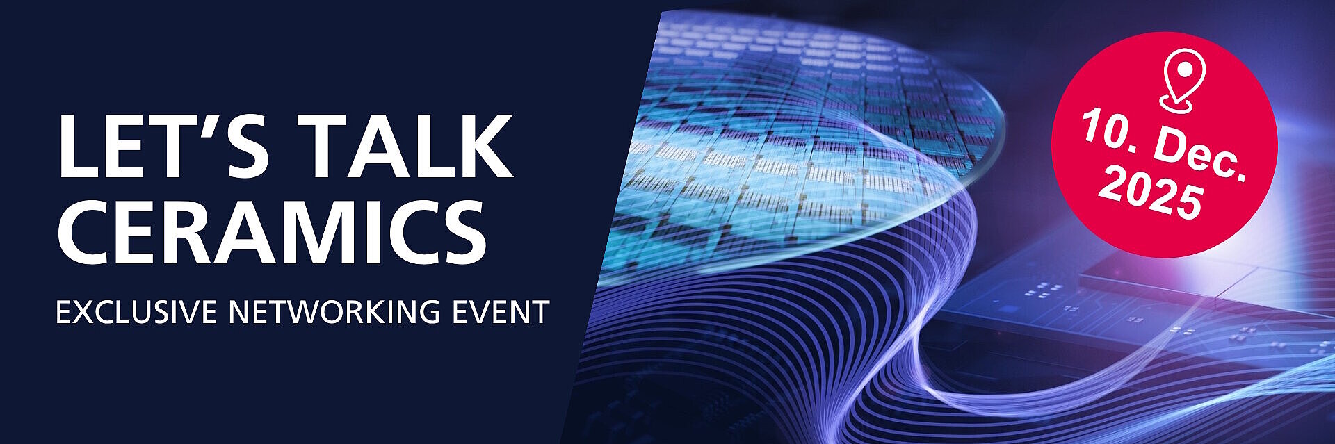 Web Banner for the CeramTec TecDay in Suzhou, China in December 2025