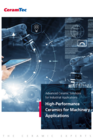 Cover page of CeramTec Machinery brochure