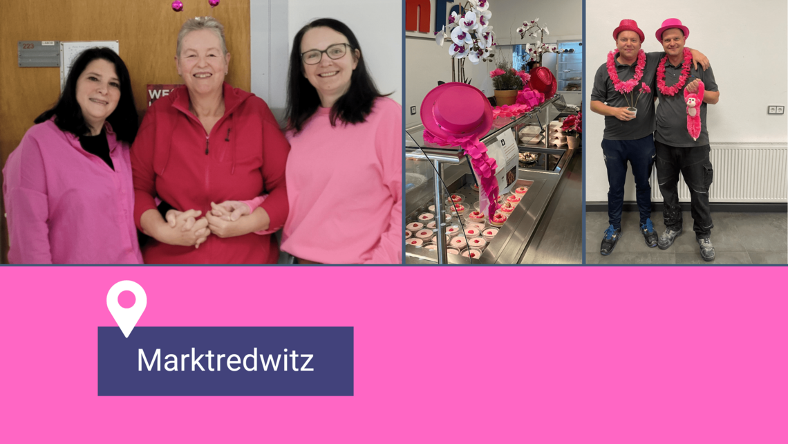 Pink Ribbon Aktionstag 2024 bei CeramTec in Marktredwitz
