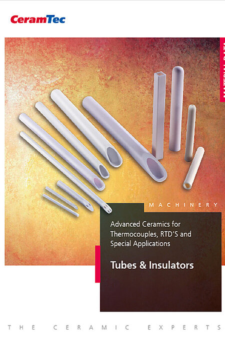 Titelseite der Broschüre über Rohre und Isolatoren