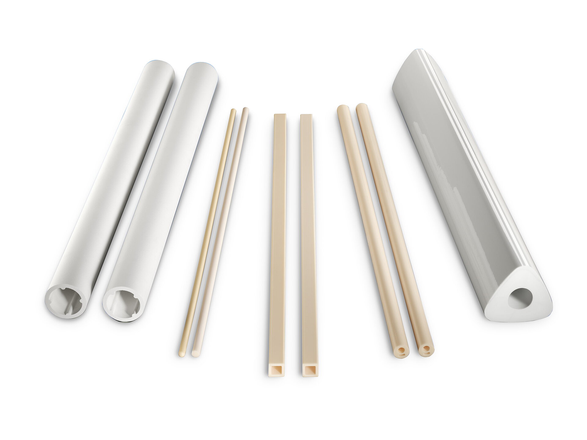 Tubes de thermocouple et de protection blancs