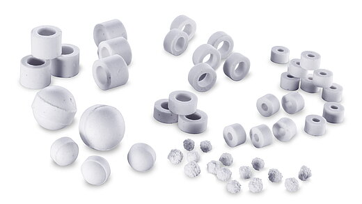 Keramische Katalysatorträger für die chemische Industrie