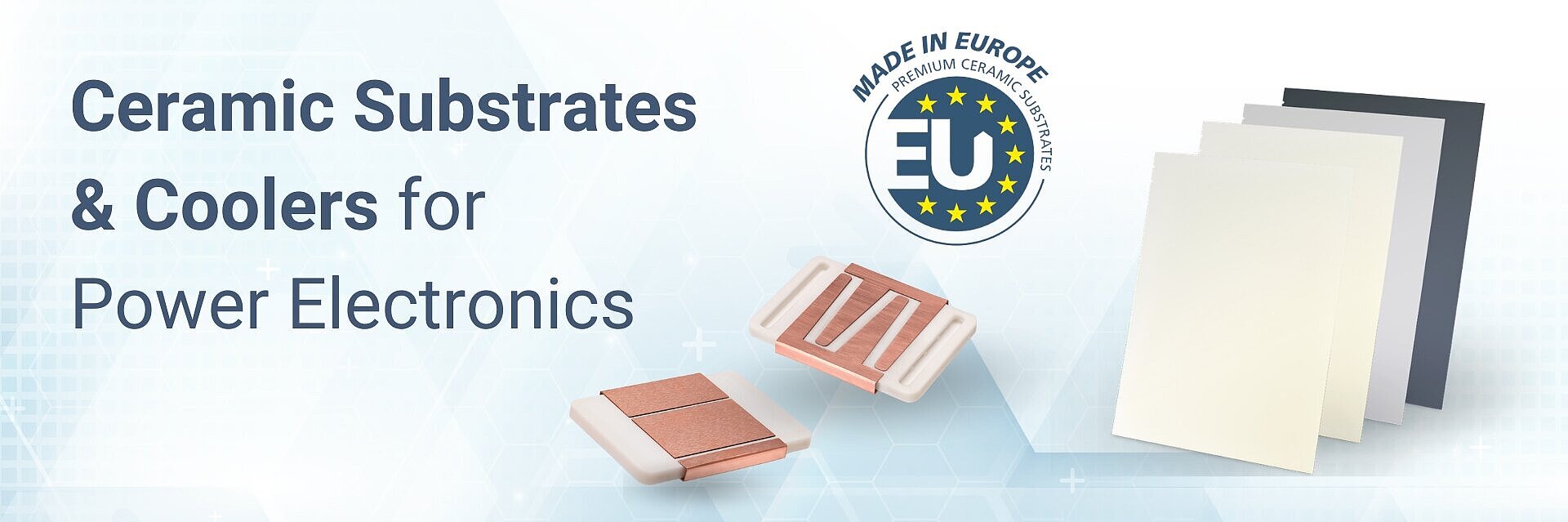 Ceramic Substrates and Heat Sinks – Title image for CeramTec's PCIM 2026 appearance in Nuremberg