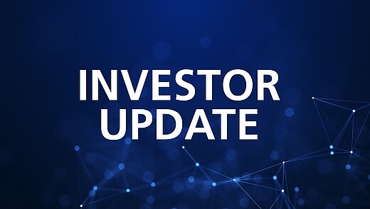 Update Banner aus dem CeramTec Investor Relations Portal