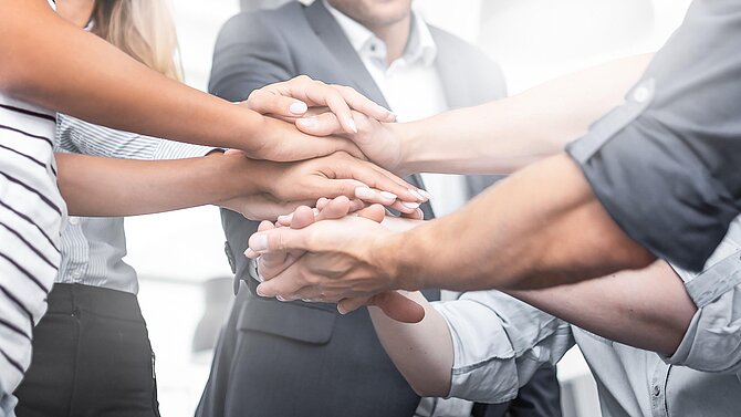 Team, Teamwork, together, hands, hand in hand
