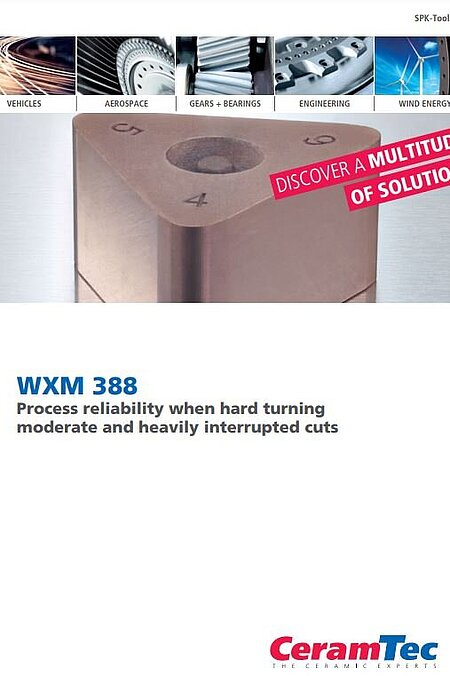 Titelbild der Hartdreh-Broschüre WXM 388