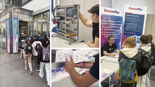Eindrücke vom Tag der Offenen Ausbildung 2025 bei CeramTec am Hauptsitz Plochingen