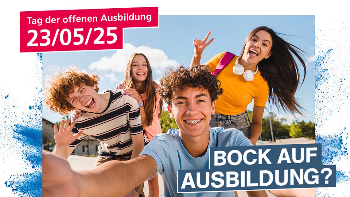 Flyer für das Open House der Ausbildung bei CeramTec Marktredwitz im Mai 2025