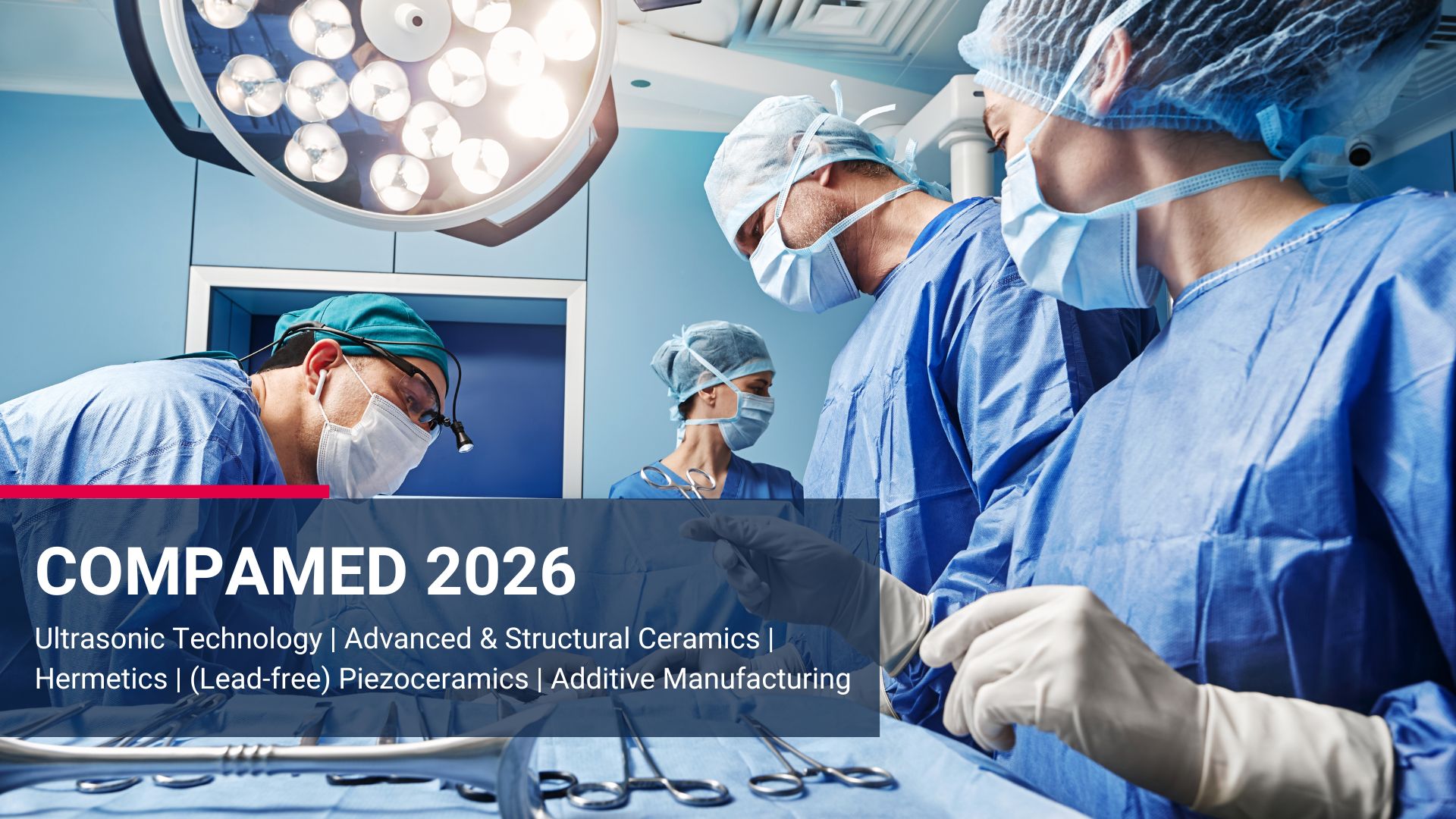 CeramTec presents Ultrasonic Technology, Advanced Ceramics and Piezoceramics at the Compamed 2026