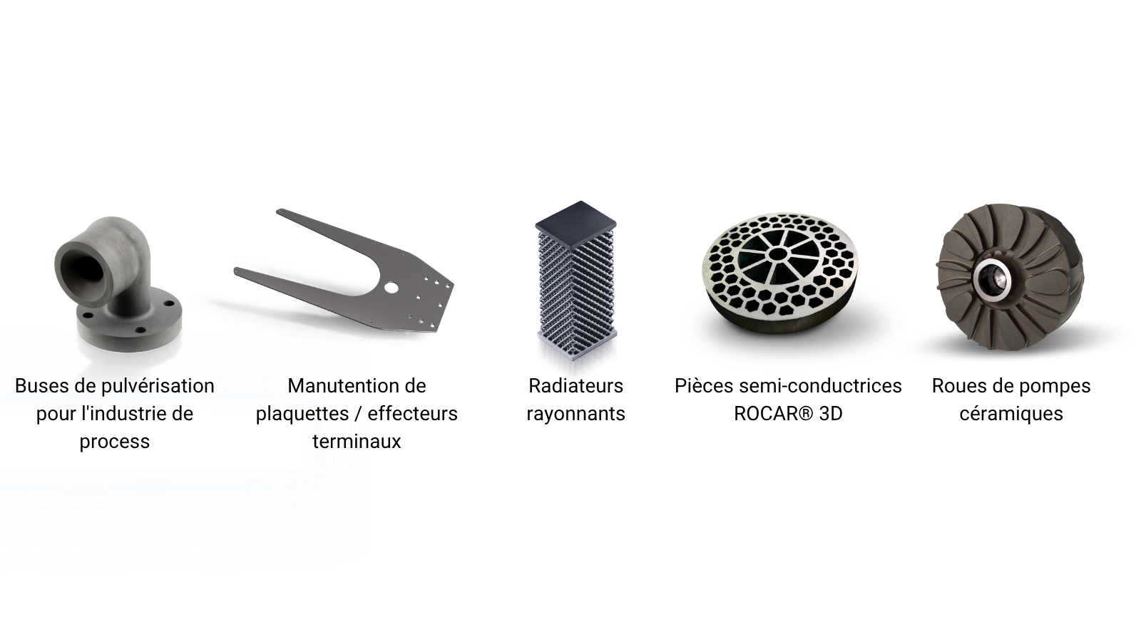 Solutions d'impression 3D avec des céramiques haute performance