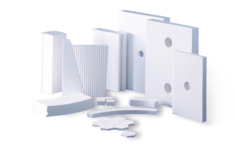 Weiße Verschleißschutz Platten von CeramTec